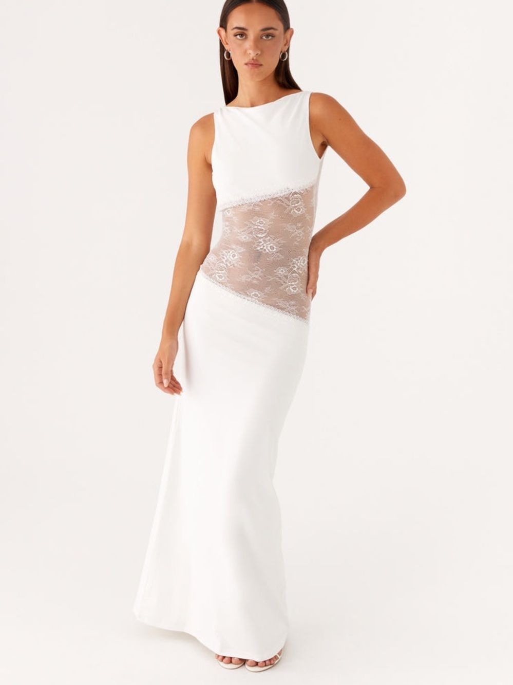 Lucinda Maxi Dress - White PEPPERMAYO